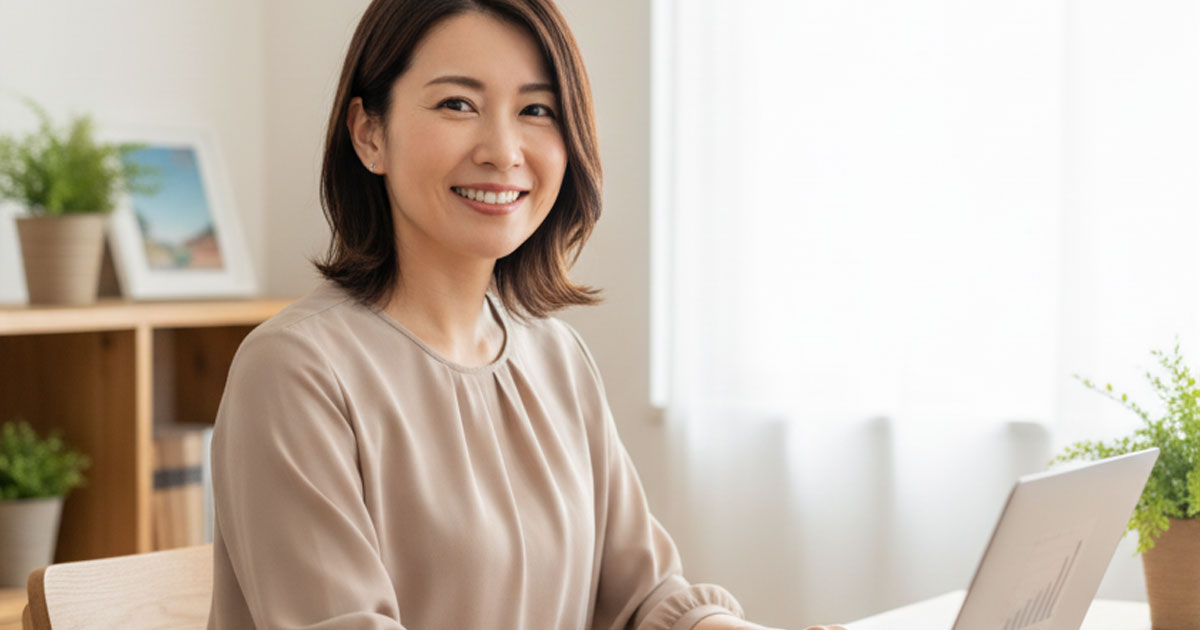 『IPOゲッターの完全攻略バイブル』を実践し、PCの前で自信に満ちた表情を浮かべる人物［画像4］