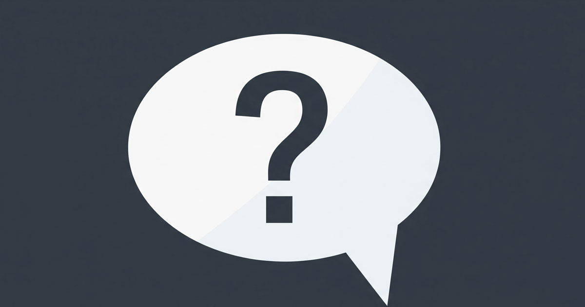 Q&Aセクションのアイコン