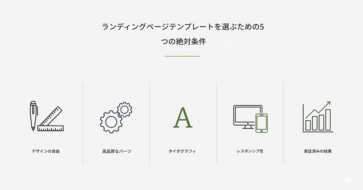 デザイナーが断言！“おしゃれなLP”に必須の5つの絶対条件